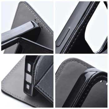 Etui z klapką na Honor 400 LITE Smart Magneto czarne-396557