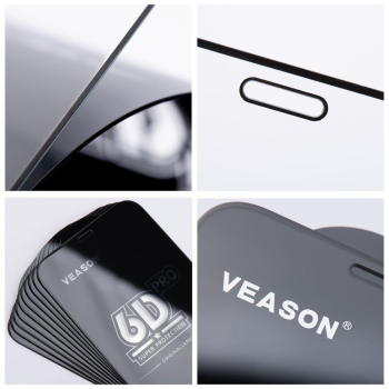 Szkło Hartowane 6D Pro Veason Glass (SET 10in1) - do Samsung Galaxy S25 Plus czarny-404751
