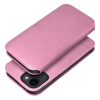 Etui z klapką na iPhone 16 PLUS Dual Pocket Book jasnoróżowe-405455