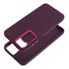 Etui na Samsung A17 / A18 Frame fioletowe-406899
