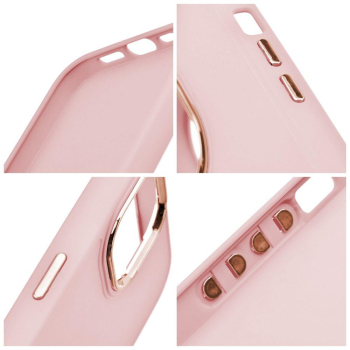 Etui na iPhone 17 AIR Frame pudrowy róż-406777
