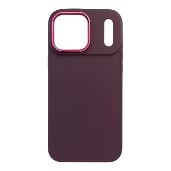 Etui na iPhone 17 Pro Max / 18 Pro Max (low camera edge) Frame fioletowe-406814
