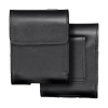 Etui na telefon skórzane na pasek poziome do Samsung Flip 1 / 2 / 3 / 4 / Huawei P50 Pocket / Motorola Razr 5G Royal rozmiar V czarne