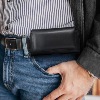 Etui na telefon skórzane na pasek poziome do Samsung A21s / S20 ULTRA / S21 ULTRA / A70 / A71 / Xiaomi Redmi 9 / Huawei