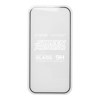 Szkło hartowane X-ONE Full Cover Extra Strong Crystal Clear - do iPhone 14 Pro (full glue) czarny-407647