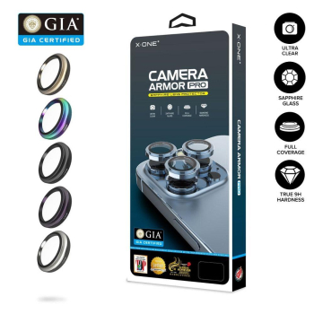 Szkło szafirowe X-ONE na obiektyw aparatu Camera Armor Pro - do iPhone 17 Air-408642