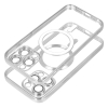 Etui na iPhone 15 PRO MAX Electro Mag Cover zgodne z MagSafe srebrne-409320