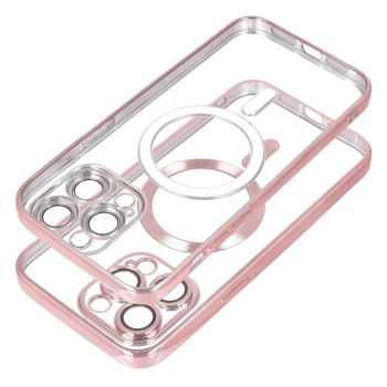 Etui na Samsung A54 Electro Mag Cover zgodne z MagSafe złoto różowe-409904