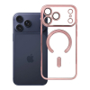 Etui na iPhone 17 Pro Max / 18 Pro Max (low camera edge) Electro Mag Cover zgodne z MagSafe złoto różowe