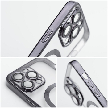 Etui na iPhone 17 Pro Max / 18 Pro Max (low camera edge) Electro Mag Cover zgodne z MagSafe czarne-410295