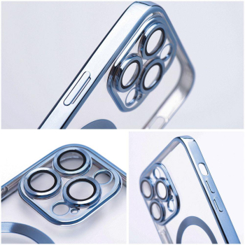 Etui na Samsung A37 Electro Mag Cover zgodne z MagSafe tytanowo niebieskie-410698