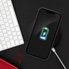 Etui na iPhone 17 Color Edge Mag Cover zgodne z MagSafe czarno czerwone-415302