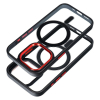 Etui na iPhone 17 Pro Max / 18 Pro Max (low camera edge) Color Edge Mag Cover zgodne z MagSafe czarno czerwone-415397