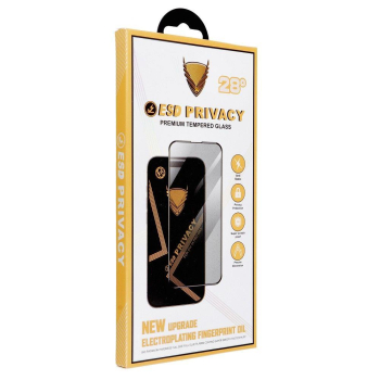 Szkło Hartowane OG 6D Premium Privacy Glass - do Iphone 16 czarny