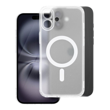 Etui na iPhone 15 PLUS Frost Mag Cover zgodne z MagSafe (camera protection) transparentne zmrożony