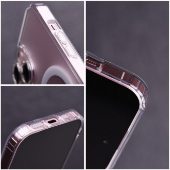 Etui na iPhone 15 PLUS Frost Mag Cover zgodne z MagSafe (camera protection) transparentne zmrożony-420082