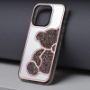Etui na iPhone 14 Teddy Bear różowe-423816