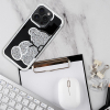Etui na iPhone 14 Teddy Bear srebrne-423825