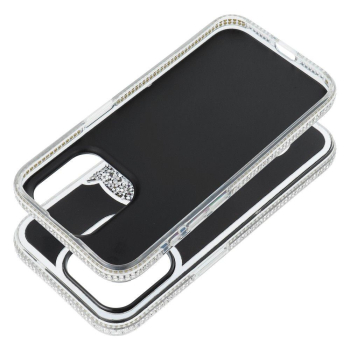 Etui na iPhone 14 Teddy Bear srebrne-423822
