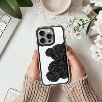 Etui na iPhone 13 PRO Teddy Bear czarne-423927