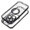 Etui na iPhone 17 Pro / 18 Pro (low camera edge) Glam czarne-425452