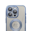 Etui na iPhone 17 Pro / 18 Pro (low camera edge) Glam niebieskie-425469