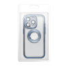 Etui na iPhone 17 Pro / 18 Pro (low camera edge) Glam niebieskie-425474