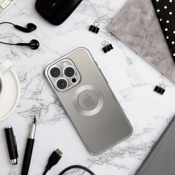 Etui na iPhone 17 Glam srebrne-425440