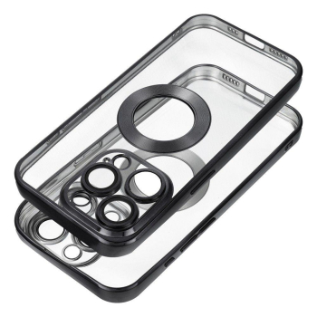 Etui na iPhone 17 Pro / 18 Pro (low camera edge) Glam czarne-425452