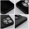 Etui na iPhone 16 PRO Silicone 2mm (camera protection) czarne-426265