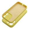 Etui na iPhone 16 PRO Silicone 2mm (camera protection) zółte