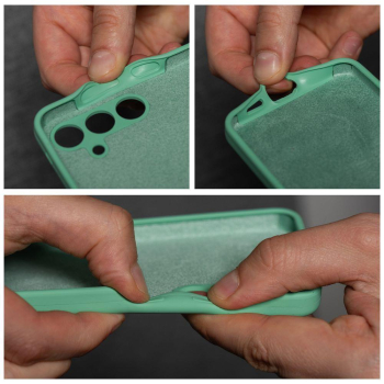 Etui na Honor X7A Silicone 2mm (camera protection) miętowe-426191