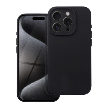 Etui na iPhone 16 PLUS Silicone 2mm (camera protection) czarne-426348