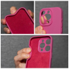 Etui na iPhone 17 Silicone 2mm (camera protection) różowe-427128