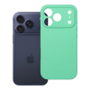 Etui na iPhone 17 Pro / 18 Pro (low camera edge) Silicone 2mm (camera protection) miętowe