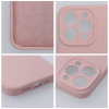 Etui na iPhone 17 Silicone 2mm (camera protection) pudrowy róż-427188