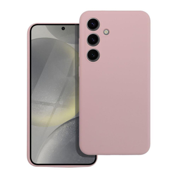 Etui na Samsung A06 4G Silicone 2mm (camera protection) pudrowy róż-427006