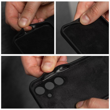 Etui na Samsung S26 PLUS Silicone 2mm (camera protection) czarne-427720