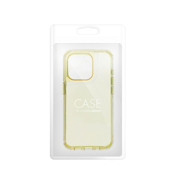 Etui na iPhone 15 PRO Matrix Clear żółte-430197