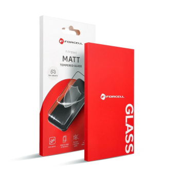 Szkło hartowane do iPhone 13 / 16e / 17e (SE 4 2025) Forcell Matt Glass czarne-431889