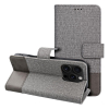 Etui z klapką na iPhone 16 PRO Gomma Book szare