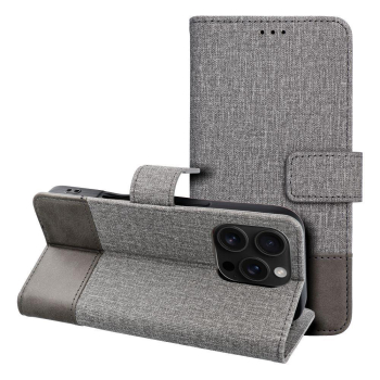 Etui z klapką na Xiaomi Redmi Note 14 4G (GLOBAL - 164,84mm x 78,15mm x 8,16mm) Gomma Book szare-433680