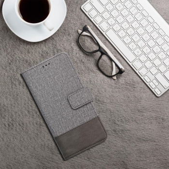 Etui z klapką na iPhone 17 PRO / 18 PRO Gomma Book szare-433734