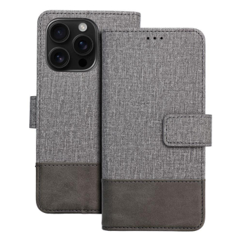 Etui z klapką na iPhone 17 PRO MAX / 18 PRO MAX Gomma Book szare-433741
