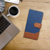 Etui z klapką na Xiaomi Redmi NOTE 14 4G (GLOBAL - 164,84mm x 78,15mm x 8,16mm) Jeans Book niebieskie-434819