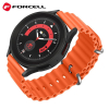 Pasek do Samsung Galaxy Watch Forcell Forcell F-Design FS01 dziurki silikon 22 mm pomarańczowy-435065