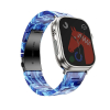 Pasek do Apple Watch Forcell F-Design FA04 zatrzask żywiczny marmurkowy 38 / 40 / 41 mm niebieski-435154