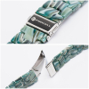 Pasek do Apple Watch Forcell F-Design FA04 zatrzask żywiczny marmurkowy 38 / 40 / 41 mm zielony-435200