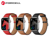 Pasek do Apple Watch Forcell F-Design FA20 dziurki skóra ekologiczna 38 / 40 / 41 mm brązowy-435529