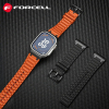 Pasek do Apple Watch Forcell F-Design FA06 dziurki silikon 38 / 40 / 41 mm czarny-435593